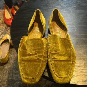 Deltas lime green/mustard loafers